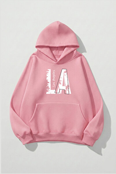 uyguntarz Unisex-Hoodie-Sweatshirt mit weicher Textur und bedrucktem Los Ange...