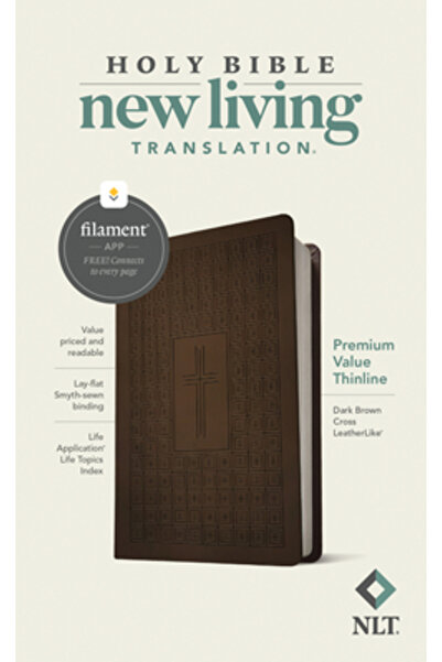 Tyndale House Publ Biblia NLT Premium Value Thinline, ediție cu filament (imp...