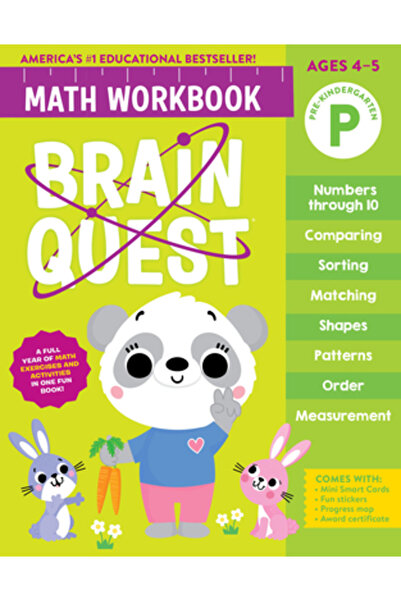 Workman Pr Caiet de lucru pentru matematică Brain Quest: Pre-grădiniță