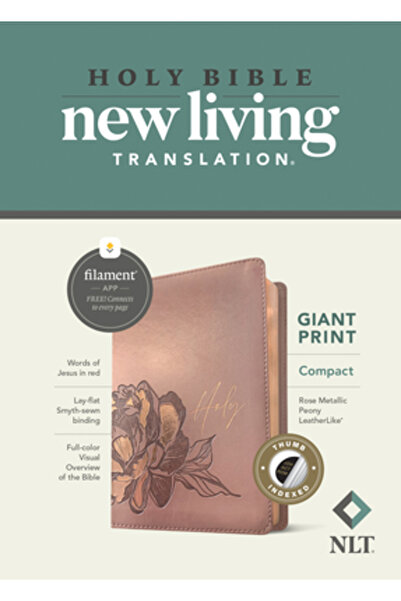 Tyndale House Publ NLT Compact Giant Print Bible, Filament Enabled Edition (R...