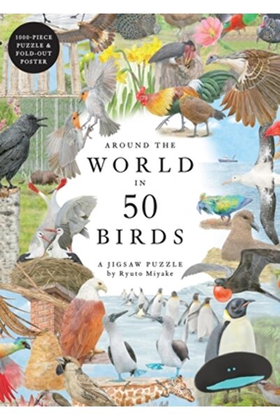Laurence King Pub Puzzle de 1000 de piese În jurul lumii în 50 de păsări: Puz...