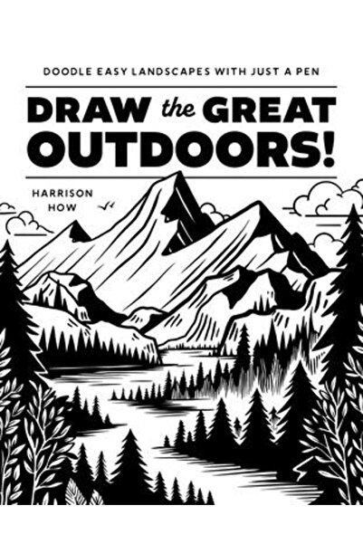 Page Street Pub Desenează natura!: Mâzgălește peisaje ușoare doar cu un pix