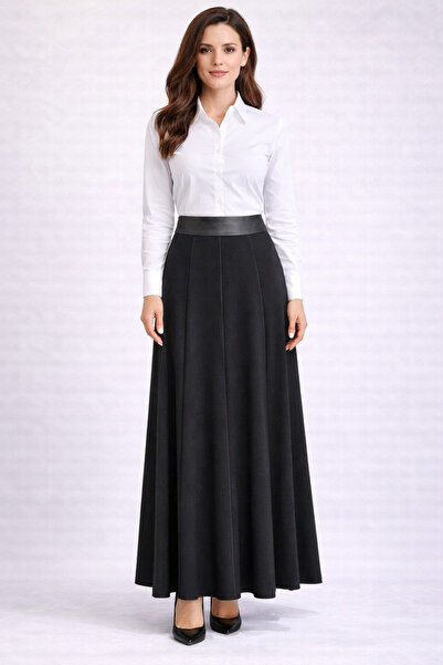 Kayra Garni Pieced Skirt the Length of the Skirt Is 90 Cm.