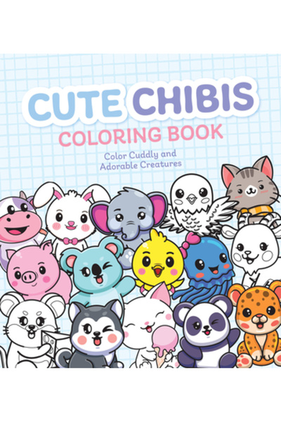 Chartwell Books Carte de colorat drăguță cu Chibi