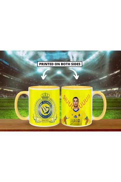Meç Cristiano Ronaldo Siuu Al Nassar Mug Football 350 ml