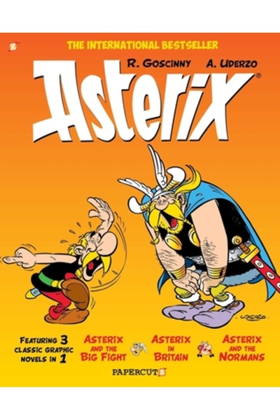 Papercutz Asterix Omnibus #3: Culege Asterix și Marea Bătălie, Asterix în Bri...