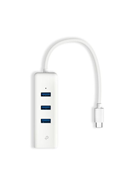 TP-LINK محول UE330C USB3.0 من النوع C إلى جيجابت + 3 منافذ USB (المدخل: USB م...