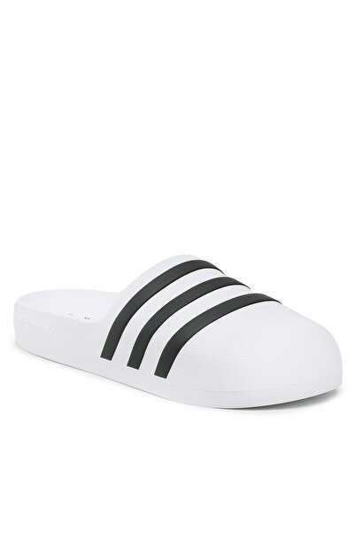 adidas men's white Adifom Adilette Slid flip-flops