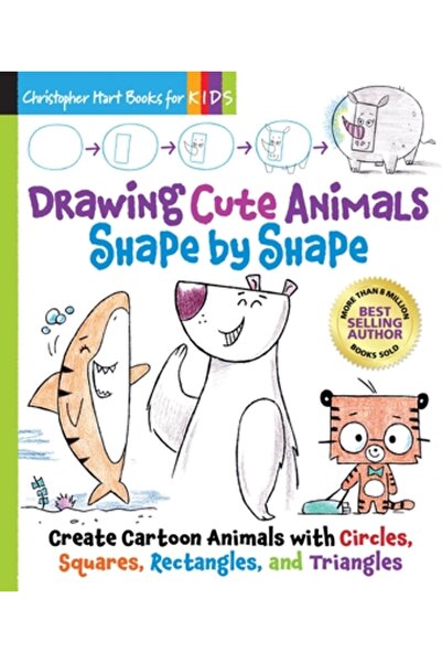 Get Creative 6 Desenarea animalelor drăguțe formă cu formă: Învață să desenez...