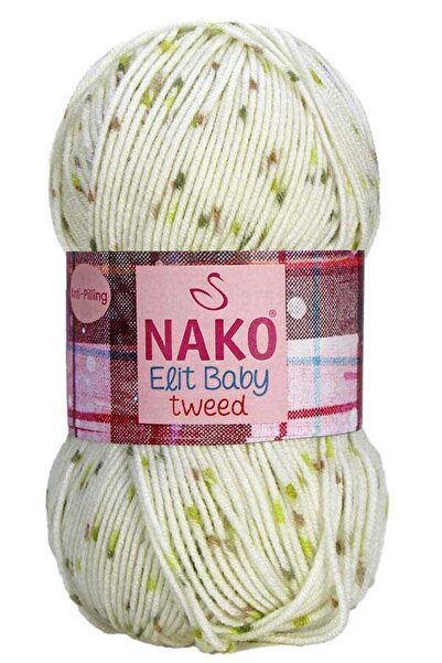 NAKO Elit Baby Tweed Benekli Bebek El Örgü Ipi 32916