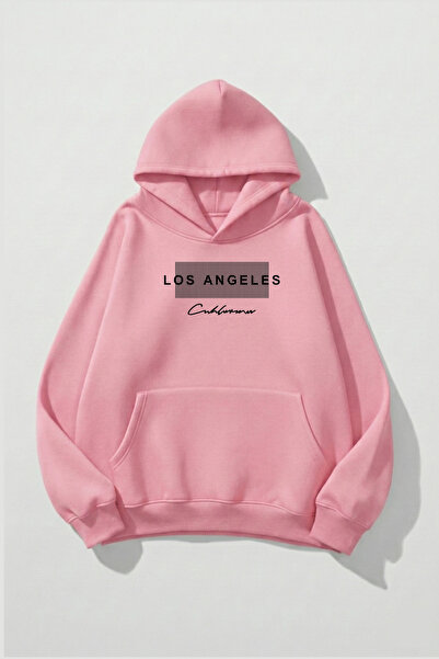 uyguntarz سويت شيرت بقلنسوة ناعم الملمس للجنسين من لوس أنجلوس وكاليفورنيا مطب...