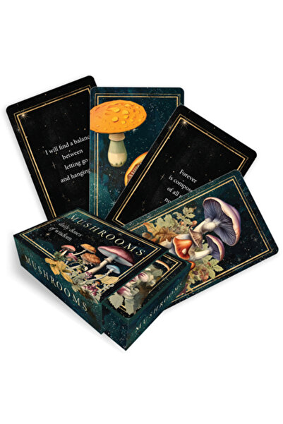 Red Wheel Ciuperci: Doze zilnice de înțelepciune (36 de cărți colorate, cu ma...