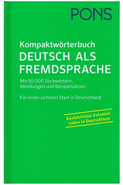 Pons Kompaktworterbuch Deutsch als Fremdsprache - (Almanca-Almanca)