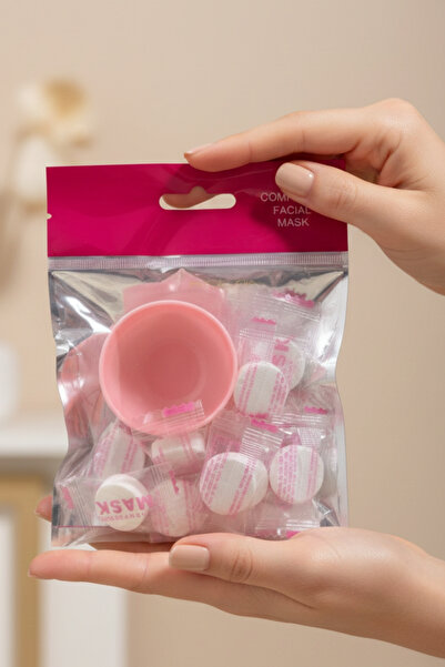 monangel Kadın Cilt Bakım Kuru Sıkıştırılmış Çözünebilir Kaseli Yüz Maskesi