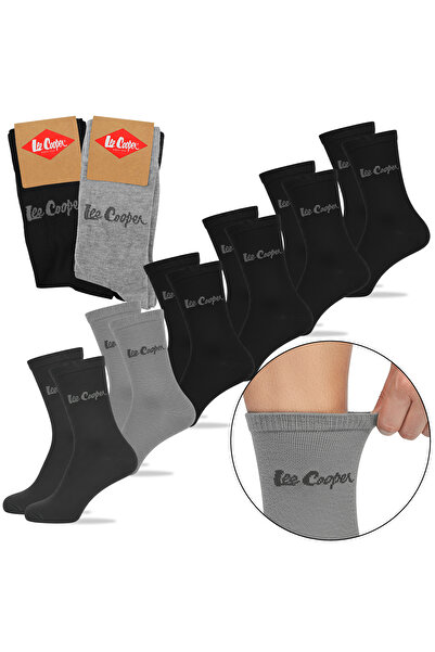 Lee Cooper Set șosete lungi bărbătești din bumbac cu logo (6 perechi)
