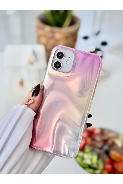 Go Aksesuar Color Changing Shine Satin Design Case Compatible with iPhone 12 ...