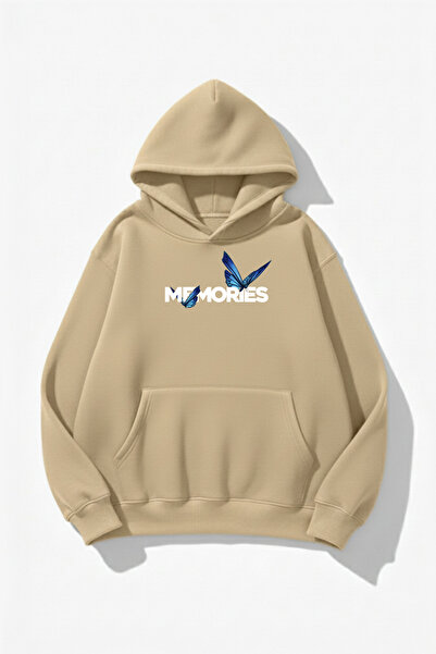 uyguntarz سويت شيرت بقلنسوة ناعم الملمس للجنسين من Butterfly Memories مطبوع D...