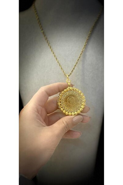beyzagoldtasarım Altın Kaplama Tam Altınlı Armut Kolye