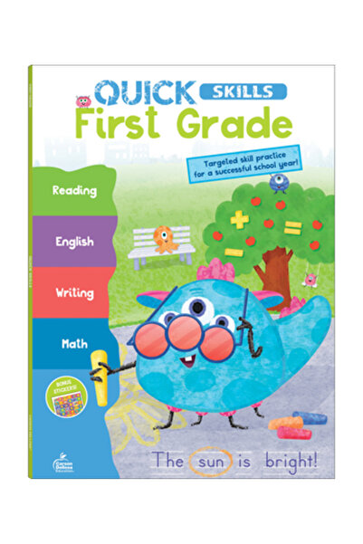 Carson Dellosa Education Caiet de lucru pentru clasa întâi - Abilități rapide