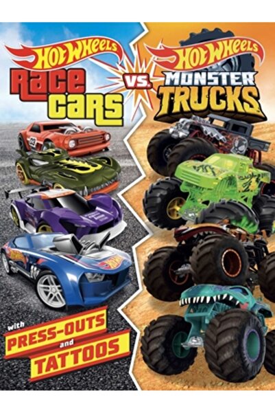 Little Bee Books Hot Wheels: Mașini de curse vs. Camioane Monster: Licențiat ...