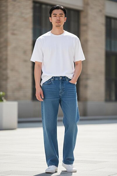 LİKRA Blugi slim fit pentru bărbați – Blugi casual și stilați cu croială conf...