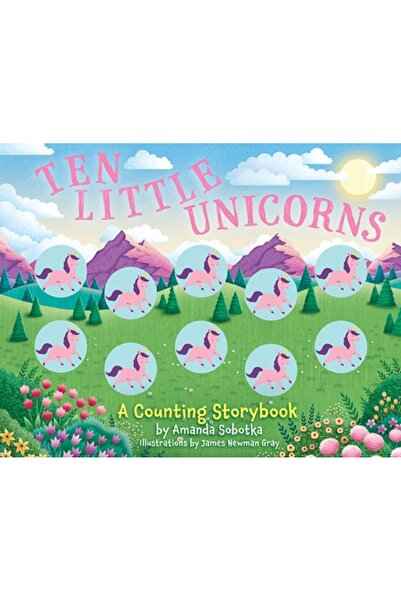 Applesauce Pr Zece mici unicorni: O carte de povești despre numărat