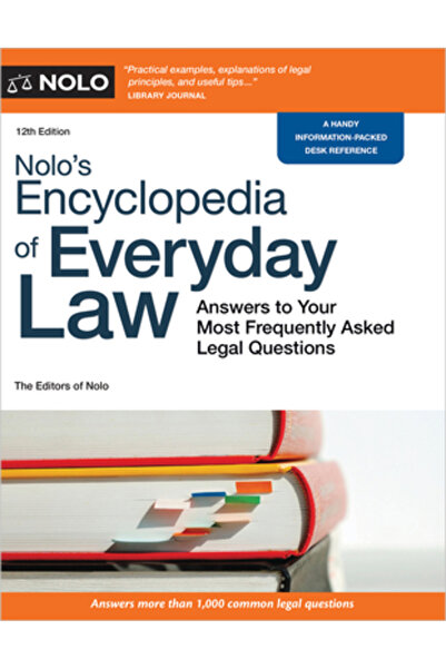 Nolo Pr Enciclopedia Nolo a dreptului cotidian: Răspunsuri la cele mai frecve...