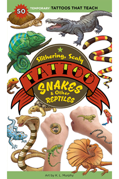 Storey Pub Șerpi și alte reptile, tatuaje solzoase și târâtoare: 50 de tatuaj...