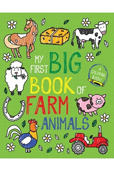 Little Bee Books Prima mea mare carte despre animalele de la fermă