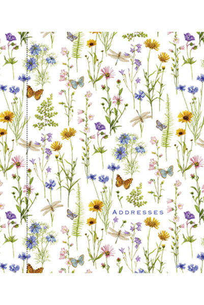 Peter Pauper Agendă de adrese mare Wildflower Garden