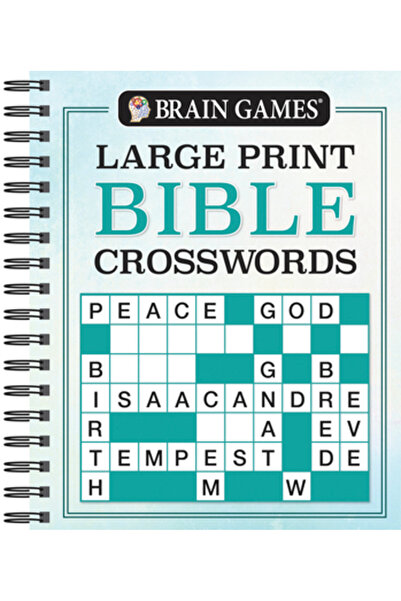Pubn Intl Jocuri de inteligență cu cuvinte încrucișate biblice cu caractere mari