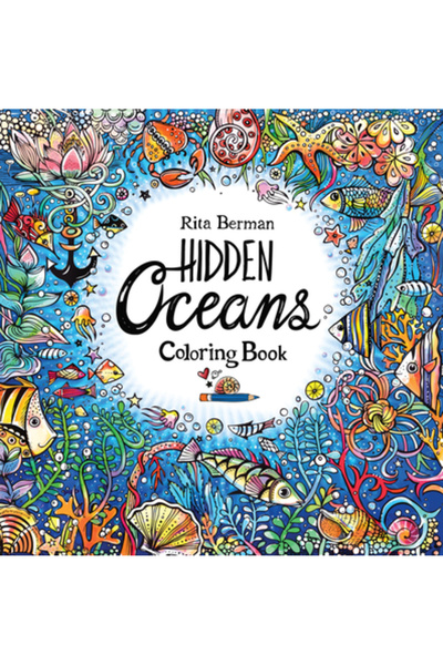 Walter Foster Pub Inc Carte de colorat Oceane Ascunse: Colorează și Respiră