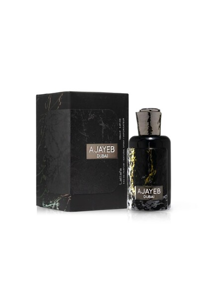 Lataffa AJAYEB By Fragrance with Saffron, Pineapple, Coffee, Violet Leaves, Sandalwood Notes, 100ml