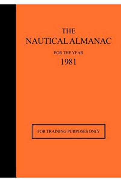 Starpath Pubn Almanahul nautic 1981 - Doar în scopuri de instruire