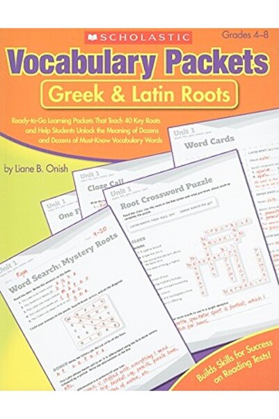 Scholastic Teaching Resources Pachete de vocabular: Rădăcini grecești și latine