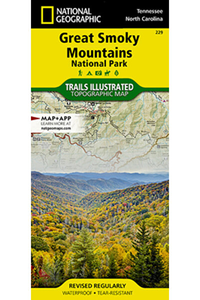 National Geographic Maps Parcul Național Munții Great Smoky: Tennessee/Caroli...