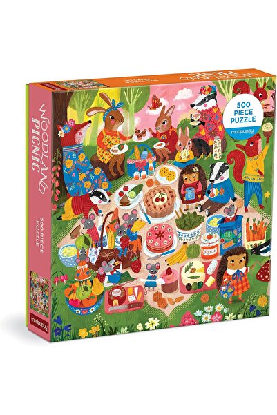 Mudpuppy أحجية عائلية لنزهة في الغابة، 500 قطعة