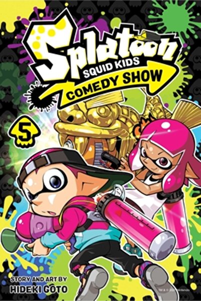 Viz LLC Splatoon: Spectacol de comedie pentru copii cu calamari, vol. 5, volu...