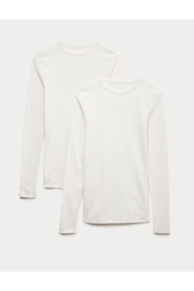 Marks & Spencer 2’li Pointelle Uzun Kollu Üst