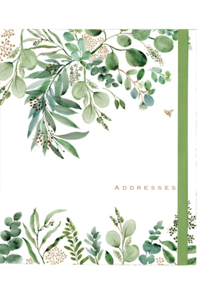 Peter Pauper Agendă de adrese mare cu eucalipt
