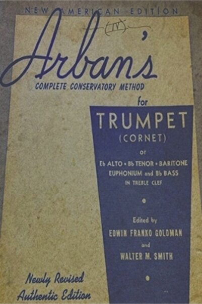 Important Books Arban's Complete Conservatory Method for Trumpet