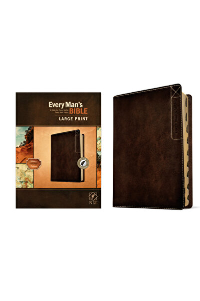 Tyndale House Publ Biblia fiecărui om NLT, caractere mari, ediție Deluxe Expl...