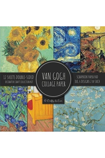 INDEPENDENT CAT Hârtie de colaj Van Gogh pentru scrapbooking: Picturi celebre...