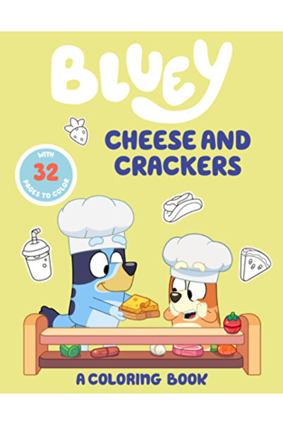 Penguin Young Readers Licenses Bluey: Brânză și biscuiți: O carte de colorat