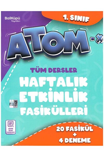 Balküpü Yayınları ATOM-X 1. SINIF TÜM DERSLER HAFTALIK ETKİNLİK FASİKÜLLERİ