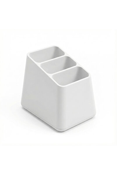 Decorstation 3 Gözlü Kumanda Tutucu Stand Beyaz | TV & Klima Kumandası Düzenl...