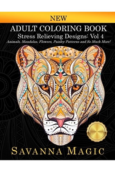 INDEPENDENT CAT Carte de colorat pentru adulți: (Volumul 4 din Cărțile de col...