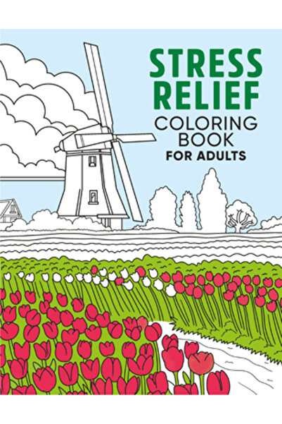 Rockridge Pr Carte de colorat pentru ameliorarea stresului pentru adulți