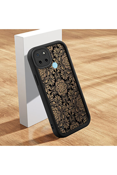 Hontinga حافظة هاتف من السيليكون الناعم المتوافقة مع هاتف Realme C25Y/C21Y، م...