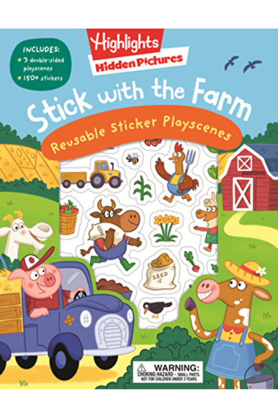 Highlights Pr Stickere reutilizabile cu imagini ascunse de la fermă, scene de...